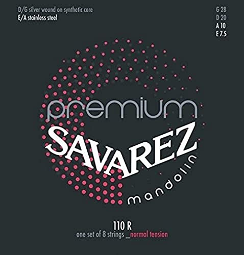 Savarez 659979 Saiten für Mandoline SAVAREZ Mandoline Premium Satz 110R