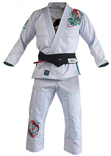 FLUORY Brasilianischer Jiu Jitsu-Anzug für Damen, BJJ Gi Kimonos, BJJ Uniform