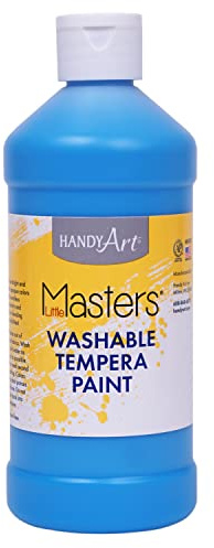 Little Masters® Washable Tempera Paint, Light Blue, 16 oz.