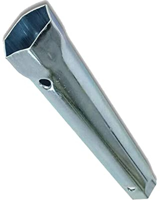 TOP-VIGOR 1 Pack Box Spanner,Metric Tap Spanner Double Ended Box Wrench Tubular Torque Bar Socket for Faucet Nut Tightening 16mm-17mm