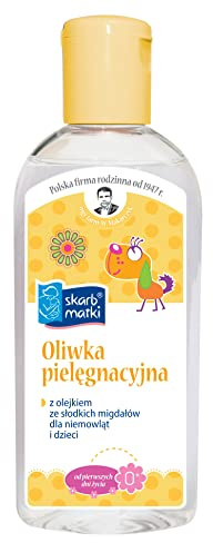 Skarb Matki Olio di mandorle dolci per neonati e bambini, 200 ml