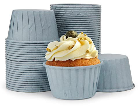 Volein Papier Muffinförmchen 50 Stück Cupcake Formen für Geburtstag/Party/Hochzeit(Blau)