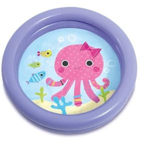 Intex 59409NP Planschbecken My First Pool 61 x 15 cm | Aufblasbarer Babypool Kinderpool Duschbadewanne Freie Farbauswahl (Lila (Purple))