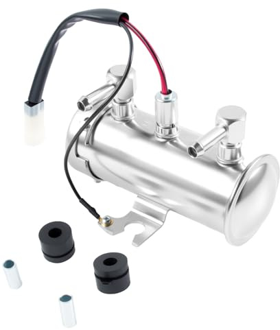 Dixhills Pompa carburante elettrica 12V di ricambio per auto a benzina, diesel, acqua, bio, furgone, pompa carburante universale per benzina e diesel