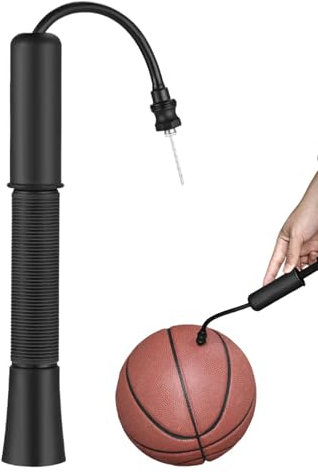 laxreheye Tragbare Ballpumpe, Basketball -Luftpumpe - Tragbare Luftpumpe für Basketball,Zubehör in Schlauchläden, Bewegungsversorgungen, manueller Balloninflator für Außenreisen