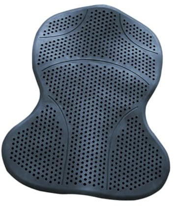 Perfeclan Almohadilla de Gel para Silla de Montar con Núcleo de Silicona Resistente y Lavable Superficie Antideslizante Amortiguador de Impacto Uso como Pad, Negro