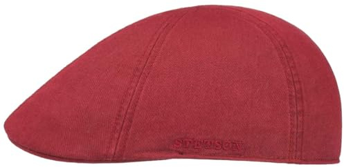 STETSON Texas Cotton Flat Cap enfargad UV-skydd 40 Dam Var Sommar