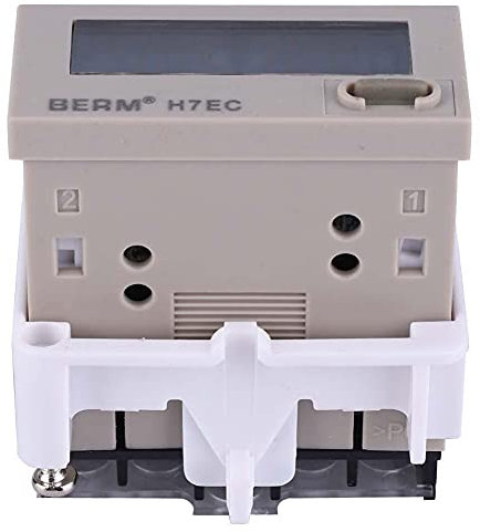 AUTO H7EC-N Compteur Électrique Numérique sans Tension d'Entrée Compteur Électrique Avec Écran LCD 8 chiffres cessoire de rempl ement
