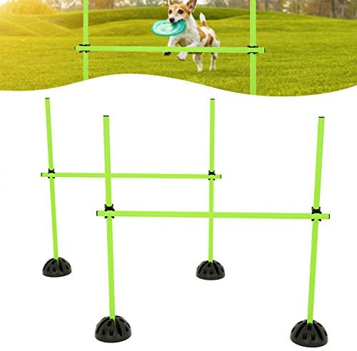 Yardin Multifunktionellt set med häckar, agilityhinder, slalomstänger, fotboll, träningsstänger för konditionsträning, spänst, dribbling och rörlighet, grönt