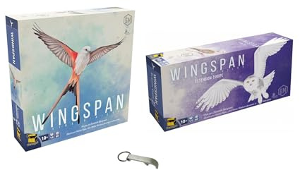 Wingspan Französische Version + Wingspan Europa + 1 Blumie Deaps (Base + Europa)