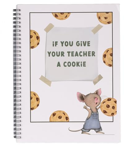 If You Give Your Teacher a Cookie Book,Teacher Gifts,Teacher Appreciation Gift Book,Teacher Gift Card Book,Best Teacher Appreciation Gifts, Appreciation Craft Book for Teachers