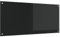 vidaXL Küchenrückwand Schwarz 110x50x0,6 cm Hartglas