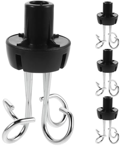 UPKOCH 4pcs Portable Telescopic Iv Stand Removable Hooks for Iv Bag Hangers Hospital Use Pole Rack Hanger Supplies Accessory