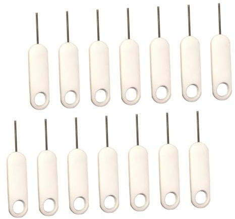 CTIRCHIU Set da 20 Aghi Espulsori in Metallo per Rimozione Vassoio Sim, Strumenti Pin per Apertura Scheda Sim Smartphone, Accessori Compatibili per Manutenzione Cellulari