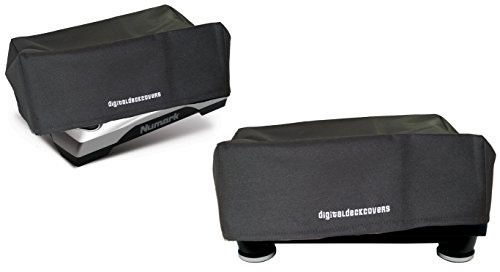 Turntable Dust Cover for Numark TTUSB / TT1610 / TT1625 / TT200 / TT500; Stanton TT200 / STR8-100 / STR8-90 / STR8-80 / STR8-30 / STR8-20; Ion ITTUSB Record Player Protector Case by DigitalDeckCovers