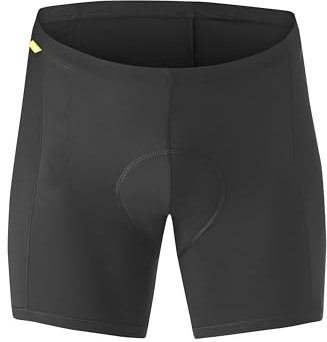 Gonso Benito, Herren Fahrradunterhose, Passt unter alle Rad-Shorts, Tights mit tri-elastischem Dry Up Sitzpolster, Geruchshemmendes Silver+, Enganliegende Passform, Schwarz, Gr. XXL