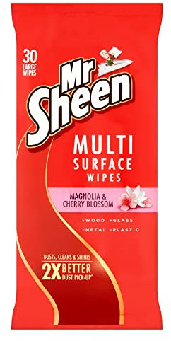 Mr Sheen Magnolia and Cherry Blossom Ultra Effective Wipes