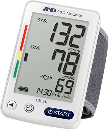 A&D Medical UB-542 Misuratore di Pressione da Polso, Validato Clinicamente
