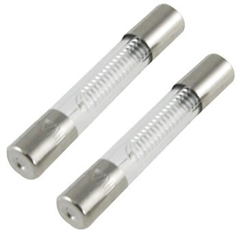 sourcing map Forno a microonde 0.7A 5KV Tubi fusibili in vetro assiali 6mm x 40mm 5 pezzi