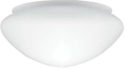 Westinghouse 8704540 Paralume Opal Frosted Mushroom Shade, Vetro, Bianco, 14.3 x 17 x 8.51 cm