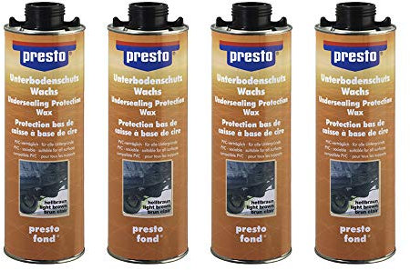 Presto 4X 690211 UBS UNTERBODENSCHUTZ WACHS STEINSCHLAGSCHUTZ SCHWARZ 1000 1L