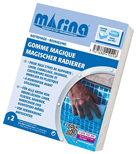 Blue tech J550222M1 Set de 2 Gommes Magiques, Bleu, 1 x 2 x 3 cm