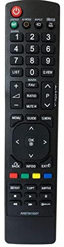 FYCJI Reemplazo Mando a Distancia AKB72915207 Ajuste para LG Mando TV LED LCD HD 37LD450 42LD450 42LE7500 42LX6500 46LD550 46LD550UB 47LD420 47LD450 - No se Requiere configuración