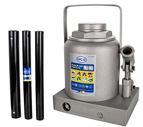 alca Heavy Duty 50 Tons Hydraulic Bottle Jack Lifting Stand Truck Bus Plant Machinery Lift Tool 433500