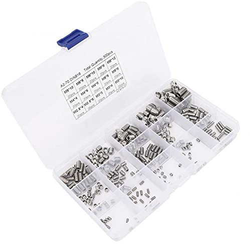 SATMW Elementi di Fissaggio in Acciaio Inossidabile 304 con esagono Incassato a Vite da 300 Pezzi per Elementi di Fissaggio dell'industria Elettronica