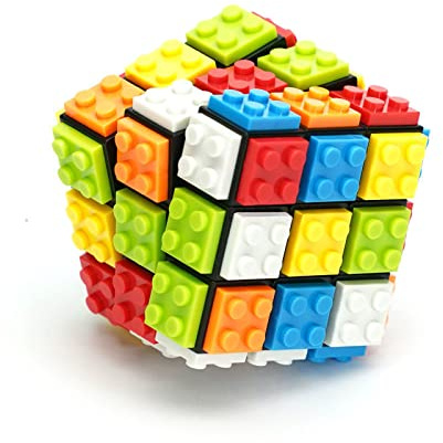 AMAZA 3x3 Speed Cube Stress Relief Toys Black 3x3x3 Magic Cube Puzzles Toy Sturdy and Smooth Cubes Toy Game Puzzle Toys for Kids and Adults