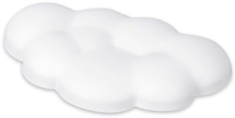Repose-Poignet de Souris Cloud Avec Siège Inférieur Antidérapant - Pour Ordinateur de Bureau, Ordinateur Portable, École, Bureau, Maison