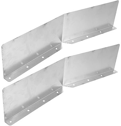 IWOWHERO 2stücke Dachrinnen-spritzschutz Regenrinne Schutz Aus Robustem Eisen Eckregenumlenker Für Haus Dachrinnen Wasserabweiser Schützt Fundament Und Außenwand Vor Wasserschäden