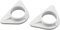 SANTUO 2Pcs Sink Reinforcement Stabiliser for Sink Faucets Fittings on Stainless Steel Sinks 36mm Inner Diameter Plastic Material Stability Reduce Wobbling for Sink Faucets