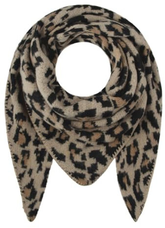 Majea Damenschal Winterschal Strickschal Damen Schal (880043) (creme 8)