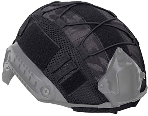 Cubierta de Casco Accesorios de Cubierta de Casco de Malla para Equipo de Paintball Airsoft al Aire Libre Estilo Negro TYP | Rápido