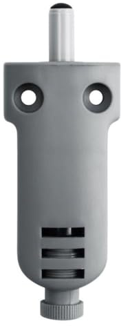 EpheyFIF Amortisseur de porte coulissante robuste pour armoire et armoire, en plastique ABS, amortissement silencieux avec absorption des chocs réglable, gris
