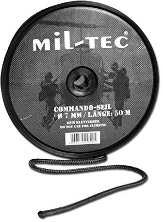 Mil-Tech Unisex – Vuxen Commando-Rep-15942002-007 Commando-rep, svart, en storlek