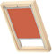 VELUX Original Dachfenster Verdunkelungsrollo für PK06, Orange, mit Grauer Führungsschiene