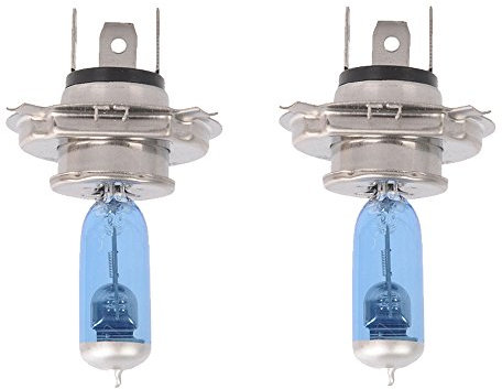 Mintice 2 X Car Vehicle Bright H4 100W 6000K Xenon Gas Halogen Headlight White Light Lamp Bulbs