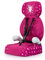 Bayer Design 67567AA Deluxe Puppen-Autositz, Puppensitz, Puppenzubehör, mit Gurt, Bordeaux, Fee mit Muster, 46cm