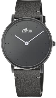 Lotus Damen Uhr Analoge Leder Grau - Quarzwerk - Damenuhren - Hochfestes Mineralglas - Elegant Klassisch Vintage - Special Prices 18780/4