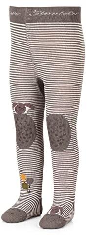 Sterntaler Collants d'éveil unisexe pour bébé Elefant Eddy, gris, 9 mois