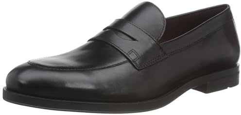 Geox U Decio B, Mocassino Uomo, Nero, 44 EU