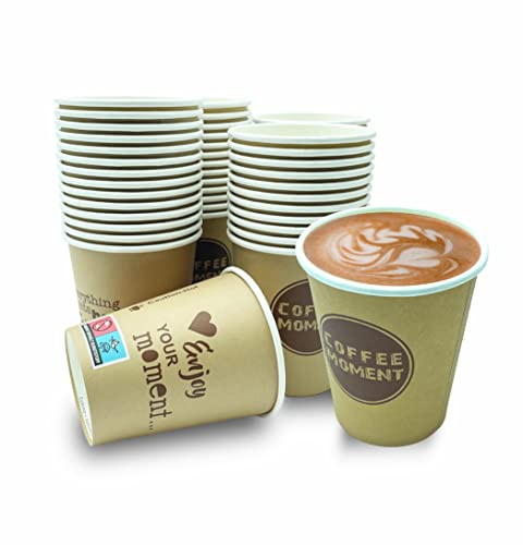 CLEARFEE 1000 st. Pappmugg Coffee To Go 200 ml 200 ml lämplig för varma och kalla drycker, engångs kaffemugg
