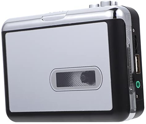 SHOWERORO Usb Cassette Player for Conversion Metal Design Personal Cassette Player Usb Audio for Home Music Listening
