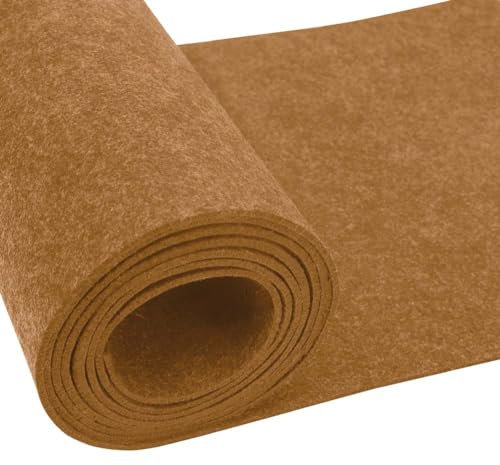 Yuragim Filzrolle Filzstoff, Filz Meterware 30cmx250cmx3mm Filzrolle Dekofilz Taschenfilz Filzmatte für DIY Aufbewahrungstasche Filzunterlage Patchwork Nähen Filz zum Basteln Handwerken Dekorationfilz