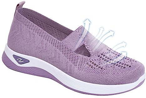 Moonyan Zapatos ortopédicos para Mujer - Mocasines sin Cordones para Mujer - Zapatillas ortopédicas para Ocio para Mayor amortiguación y Alivio del pie