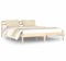 PIVELLO® Bettgestell Holz Massiv mit Lattenrost | Gästebett & Doppelbett Bett | Bettrahmen & Futonbett | Holzbett 90x200cm bis 200x200cm | Palettenbett & Kiefernholz Massiv (160x200cm)