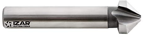 Izar 74672 Avellanador Mango Cilíndrico 3Z 90°, HSSE 5% Co, 2575, DIN 335 C, 20.50 mm Diámetro Corte