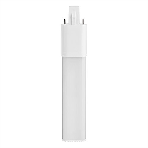 Zerodis Compatta Lampadina fluorescente 6W a 2 pin LED G23 / GX23 Base 6000K Lampadina a tubo orizzontale a incasso(White G23)